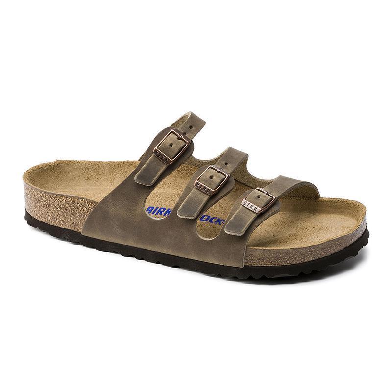 Florida Birkenstock Soft Footbed Oiled Kozene Damske Hnede | SK 76GSO